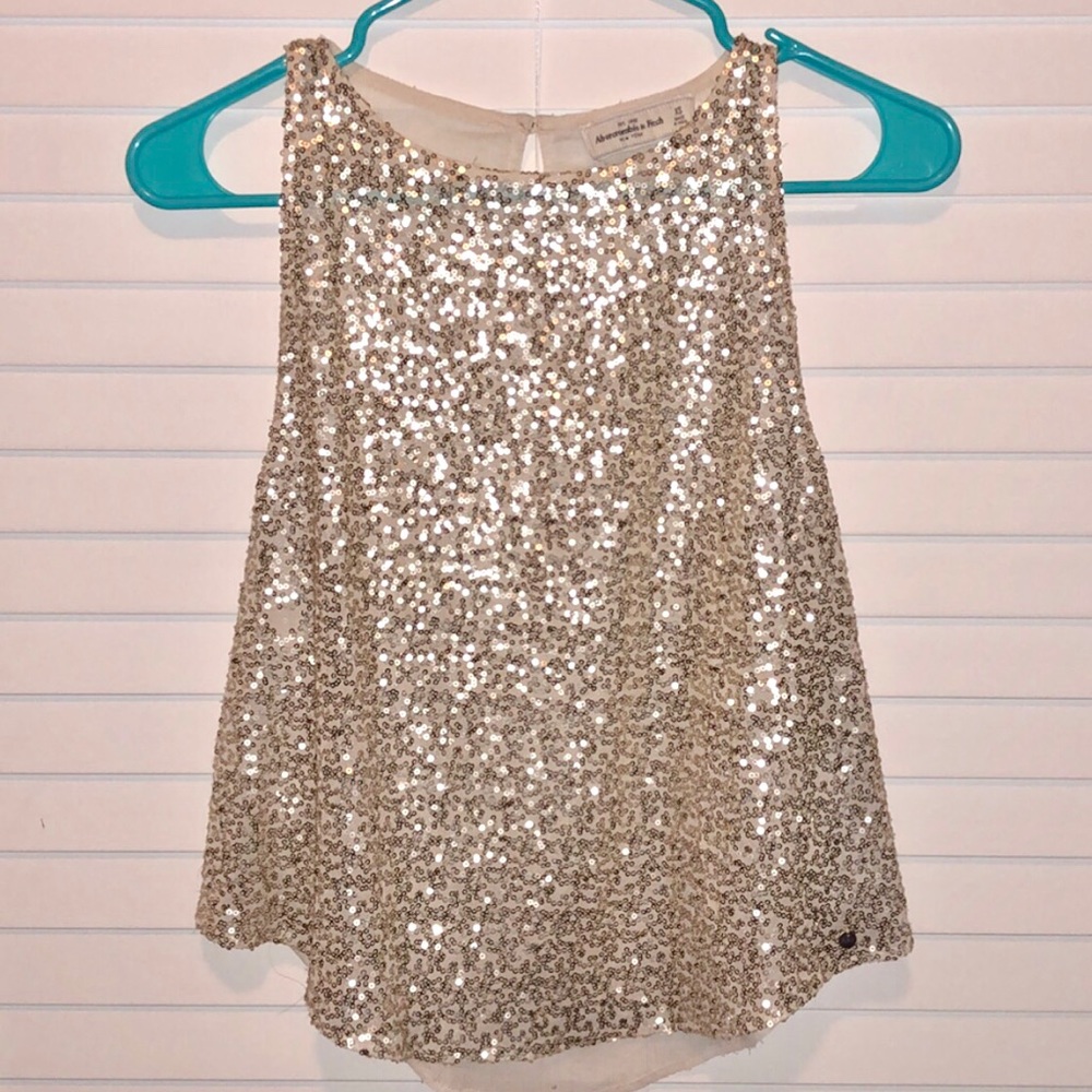 abercrombie & fitch sparkly women’s top